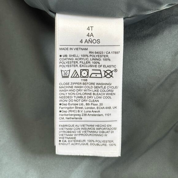 Old Navy Gray Snow Bib | 4T - Picture 7 of 8